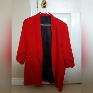 Zara Red Blazer